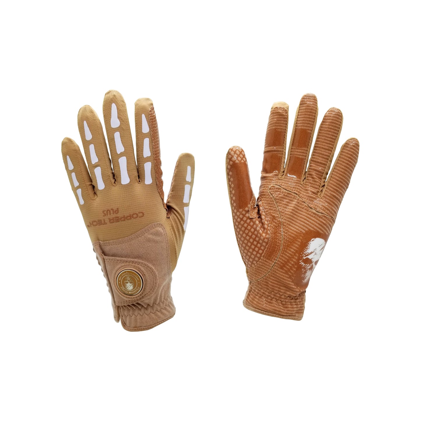 Copper Tech Plus Men Skeleton Golf Glove