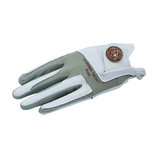 Women's Copper Tech Plus Golf Glove - White/Khaki