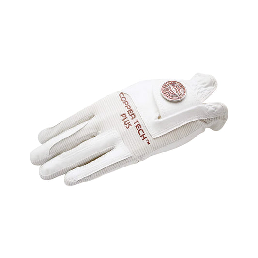 Men’s Copper Tech Plus Golf Glove - White/White