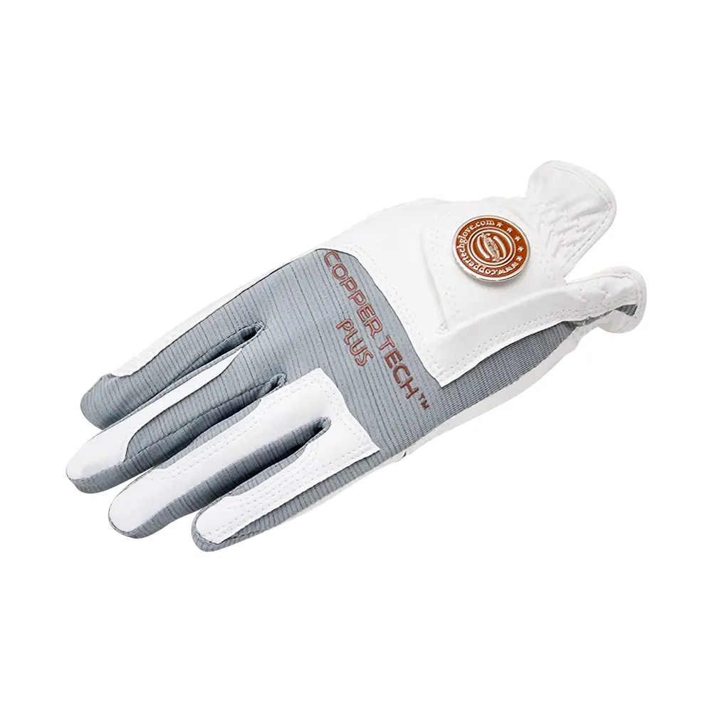 Women's Copper Tech Plus Golf Glove - White/Silver
